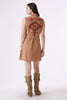 Double D Ranch Womens Suede Valley Trading Mini Dress