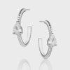 Montana Silversmith Wandering Trail Hoop Earrings ER6455 FW26