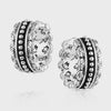 Montana Silversmith Petal Edge Hoop Earrings ER6465 FW26