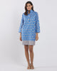 Jude Connally Helen Dress Foulard Border Dark Peri 107761 SS26