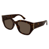 Gucci Brown Cat Eye Sunglasses brown Lens Designer Sunglasses Made in Italy
