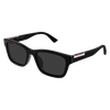 Gucci Sunglasses Black Frame Grey Lens Made in Italy