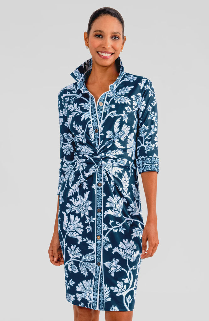 Gretchen Scott Women's Dress Twist & Shout Dress in  JDTSSS Stunning Stippling SS25