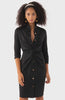 Elegant Black Dress Stretch Gretchen Scott  Twist & Shout Black Dress JDTSDND