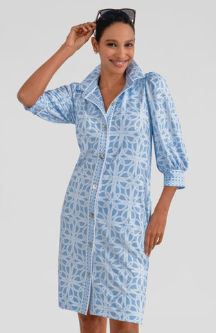 Gretchen Scott Women's Dress Twist & Shout Dress in  JDTSSS Stunning Stippling SS25