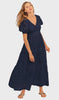 Gretchen Scott Navy Dress Eyelet Mary Weathered Midi/Maxi - La Di Da DREYEMB