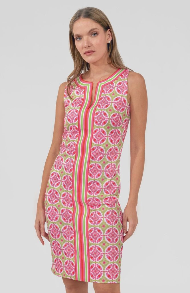 Gretchen Scott Plain Jane Dress – Pink Smell The Roses Printed Dress