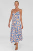 Gretchen Scott Perw Blue Sway & Twirl Maxi Dress - Stunning Stippling Peri Blue DRSTSSL SS25