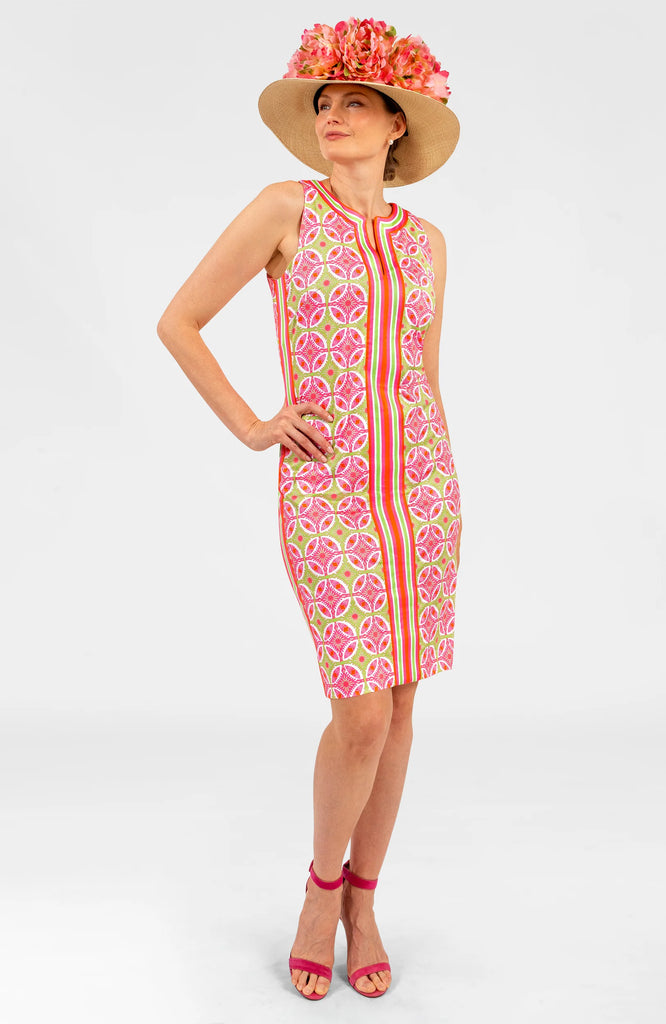 Gretchen Scott Plain Jane Dress – Pink Smell The Roses Printed Dress
