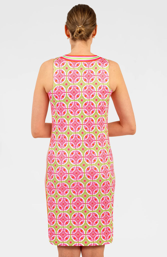 Gretchen Scott Plain Jane Dress – Pink Smell The Roses Printed Dress