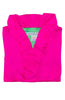 Gretchen Scott Sleeveless Ruffneck Dress in Bright Pink
