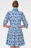 Gretchen Scott So Sweet Blue Summer Dress – Smell The Roses Printed Cotton Dress