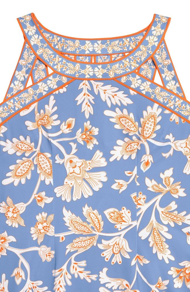 Gretchen Scott Stunning Stippling Isosceles Dress Periw Blue SS25
