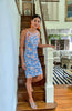 Gretchen Scott Stunning Stippling Isosceles Dress Periw Blue SS25
