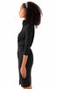 Elegant Black Dress Stretch Gretchen Scott  Twist & Shout Black Dress JDTSDND