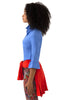 Gretchen Scott Priss Blouse In French Blue SS23