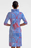 Gretchen Scott Ruffneck Dress 3/4 Sleeve - Grand Bazaar JDRNGB