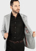 Grey Stretch Blazer Grayson Men's Sports Jacket by 7 Downie Street