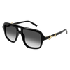 Gucci Horsebit Equestrian Sunglass Black-Grey GG2052S-007 SS26
