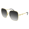 Gucci Sunglass Horse Bit Gold-Grey GG0879S-001 SS26