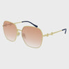 Gucci Sunglasses GOLD Brown GG0882SA-003 SS24