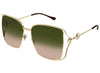 Gucci Sunglasses GOLD Horse Bit GG1020S-001 SS24