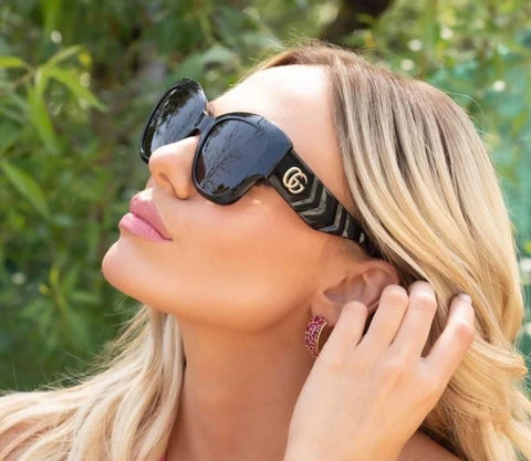 Black womens gucci sunglasses shop