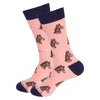 Barrel Down South - Faire Peach Horse Head Socks