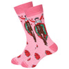 Barrel Down South-Faire Jockey Throwing Roses Socks SO-1185