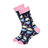 Barrel Down South-Faire Multi Color Jockey Silks and Horseshoes SocksSO-1411