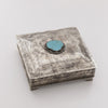 J Alexander WJA-008 Silver Box with Turquoise