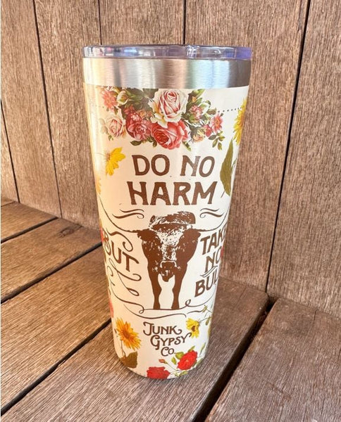 JG Do No Harm Floral Tumbler SS26