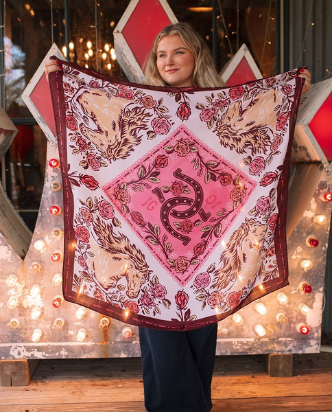 JG Wild Horses Rag Scarf SS26