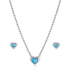 Montana Silversmith Heart of Turquoise Jewelry Set JS6373 FW26