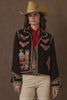 Double D Ranch Leather Suede Jacket Long Tall Texan Bronco Design C3427