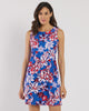 Jude Connally Beth Twirling Peacock Cobalt Dress  101110 SS25