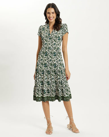 Gretchen Scott Women's Dress Twist & Shout Dress in  JDTSSS Stunning Stippling SS25