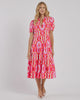 Jude Connally Portia Dress Butterfly Tile Sorbet MADE IN USA