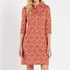 Susanna Ponte Orange Gold Dress Garden Lattice Paprika | Jude Connally