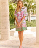 Emerson Womens Summer Dress Palm Royal White 101353 | Jude Connally
