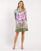 Emerson Womens Summer Dress Palm Royal White 101353 | Jude Connally