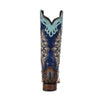 Women's Square Toe Lucchese Amberlyn Ostrich Boot M5802 - Sienna/Navy Final Sale!