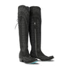 Lane Lexington Knee High Corset  Black Suede LB0499F-050 SS25