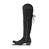 Lane Lexington Knee High Corset  Black Suede LB0499F-050 SS25