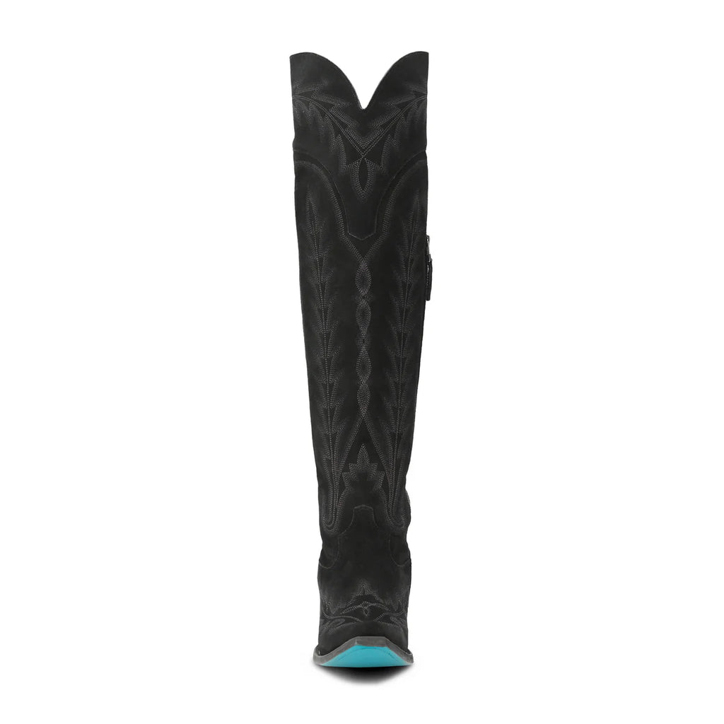 Lane Lexington Knee High Corset  Black Suede LB0499F-050 SS25