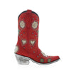 Womens Red Tall Cowboy Boots Liberty Black Anabella Nubuck Grace Rojo
