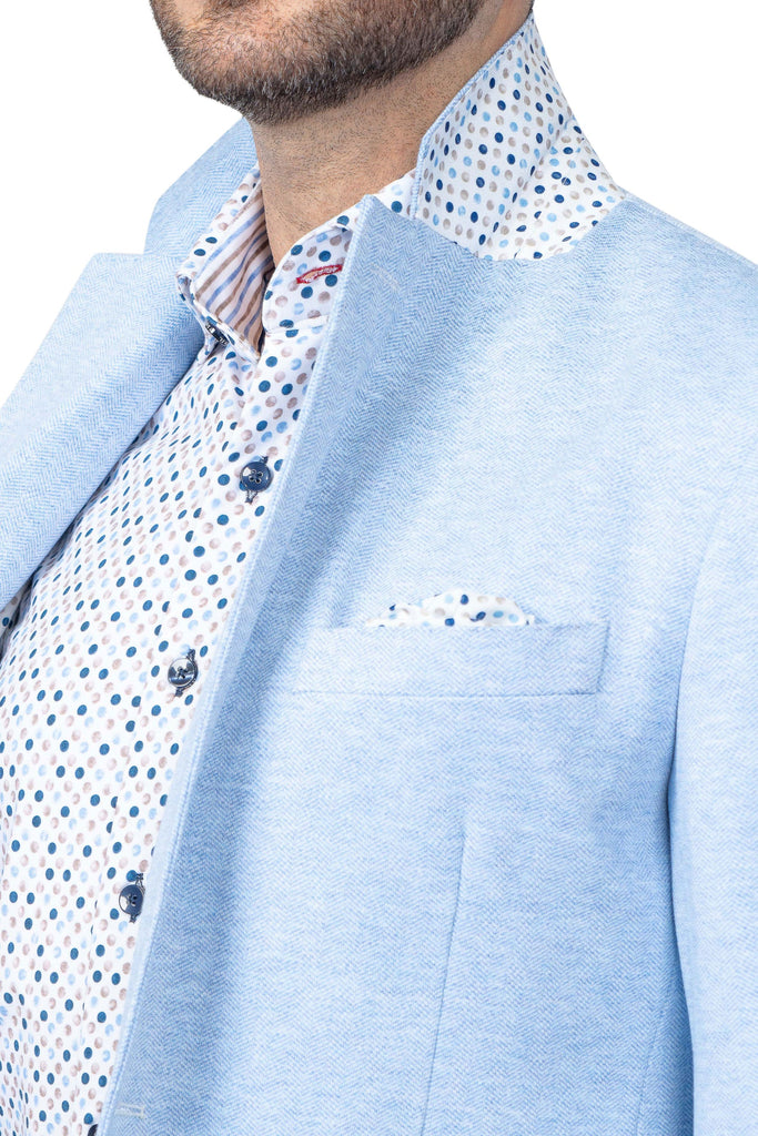 7 Downie Street SYDNEY Light Blue Sports Coat Blue Blazer