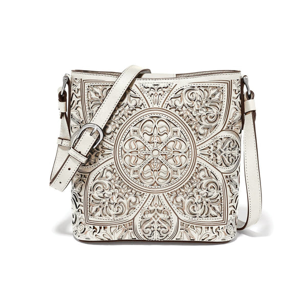 Brighton Ferrara Lillian White Cross Body Handbag H38492 - Saratoga Saddlery & International Boutiques