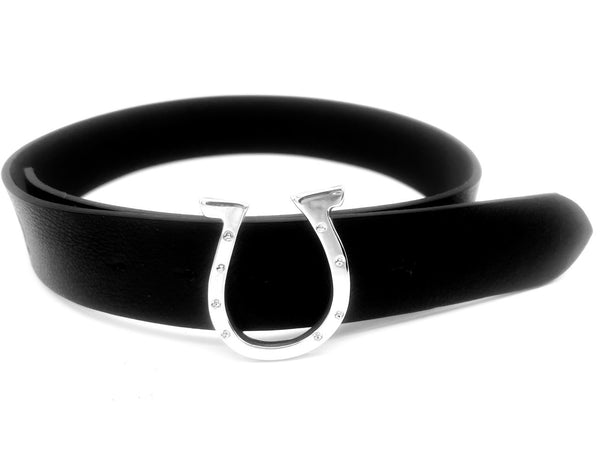 Lilo Horton Horseshoe Silver Buckle 131256 SS25