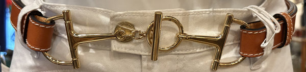Lilo Tonia Toggle Bit Leather Belt 131210 SS25